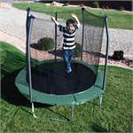 8' Round Trampoline with Enclosure Combo